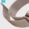 Devia Elegant Series Milanese Loop Replacement Wrist Band Strap, Stainless Steel Strap Compatible for Apple Watch 42/44mm - Rose Gold