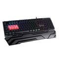 Bloody Mechanical Gaming Keyboard, USB Wired Game Keyboard, Rainbow backlight conflict, Brown Switches, RGB Color - Black