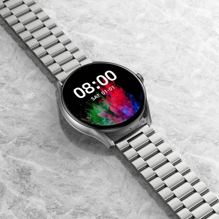 Green Lion Signature Smart Watch - Silver