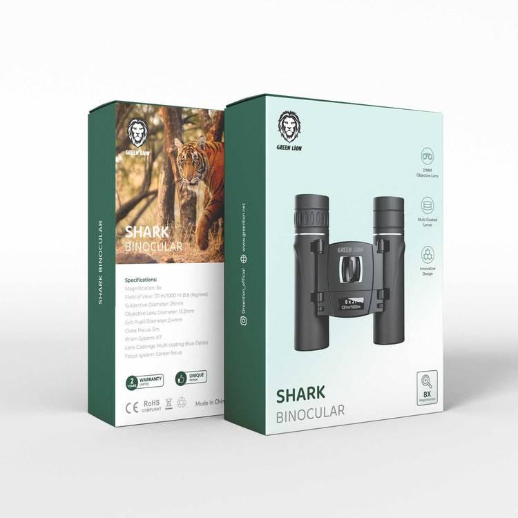 Green Lion Shark Binocular 8x21 | Green
