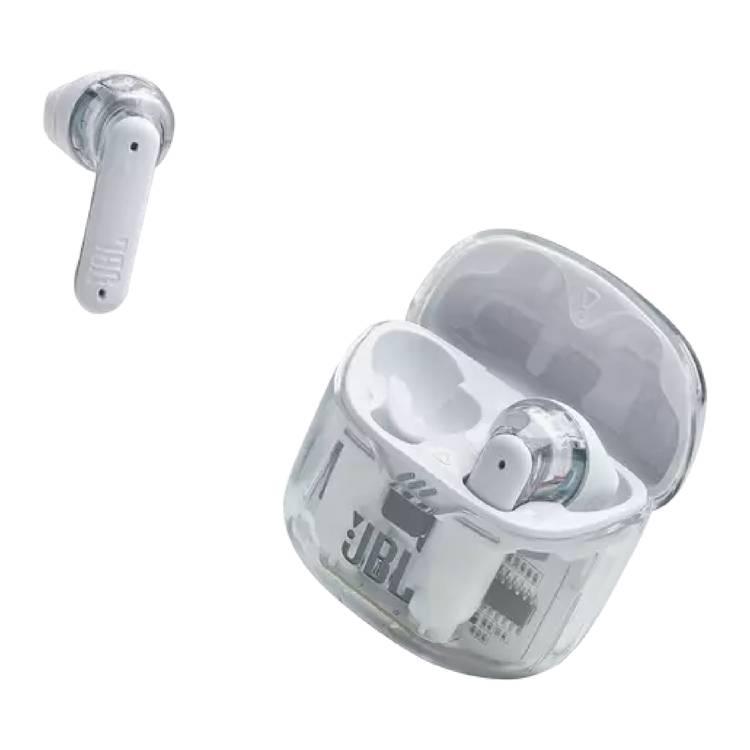 JBL Tune Flex Wireless Noise Cancelling Earbuds - Ghost White
