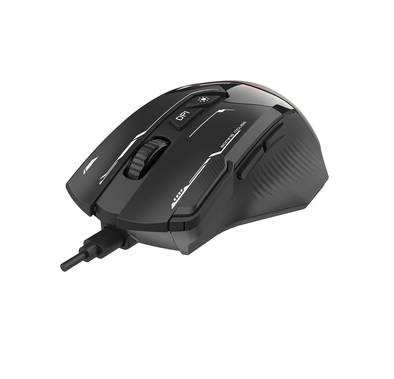 Porodo Gaming 8D Wired Mouse With 13 RGB Lightning - Black
