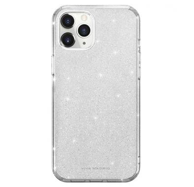 Viva Madrid Celeste Back Case Compatible for Apple iPhone 12 / 12 Pro (6.1") Shock & Scratch Resistant, Easy Access to All Ports (Cameras, Buttons & Speakers)  - Clear