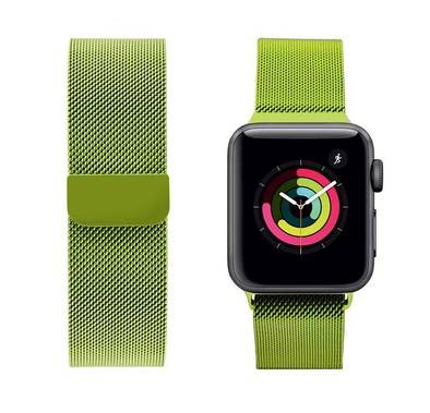 Porodo Mesh Band, Fit & Comfortable Replacement Wrist Band Compatible for Apple Watch 40mm / 38mm - Green