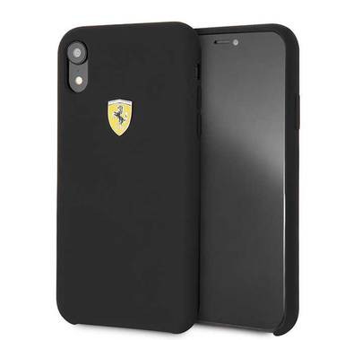iPhone Xr Case CG Mobile Ferrari FESSIHCI61BK iPhone Xr Silicone Case -Black