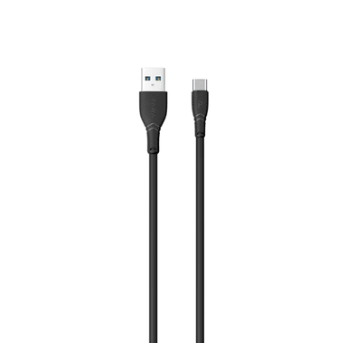 Pawa PVC 3A Data & Quick Charging Type-C Cable 1.2M/4FT - Black