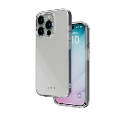 Levelo Clara Clear Case For iPhone 15 Pro Max - Clear