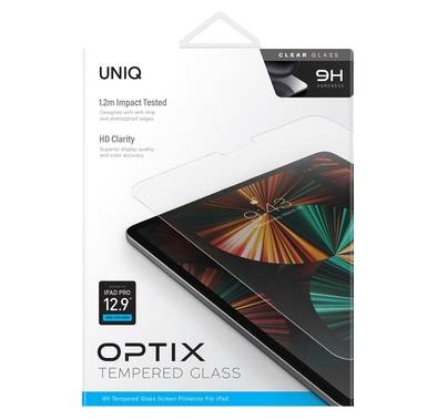 UNIQ Optix Clear Glass Screen Protector - iPad Pro 12.9 (3-5th)