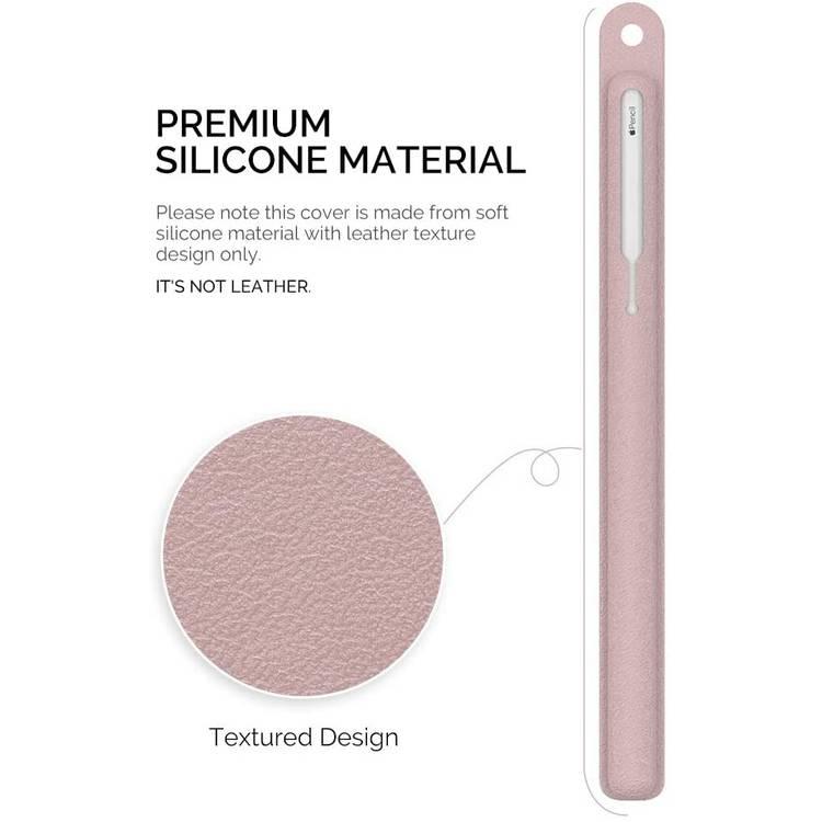 Premium Silicone Leather Texture Sleeve for Apple Pencil 2nd