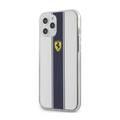 جراب صلب CG Mobile Ferrari On Track PC / TPU مع خطوط بحرية متوافق مع iPhone 12/12 Pro (6.1 بوصة) - أبيض