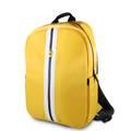 Ferrari Pista Metal Logo On Track Backpack 15" with Charging Cable - Yellow