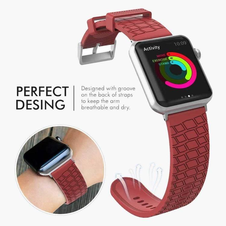 Apple Watch, Soft Silicone Pink Strap