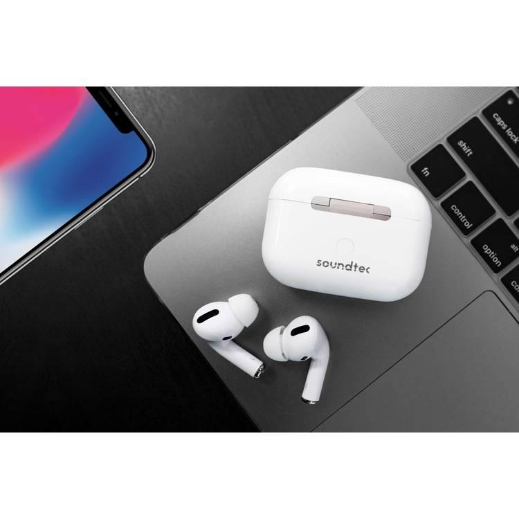Porodo Soundtec Pure Sound Wireless Bluetooth Earbuds Pro V5.0 - White