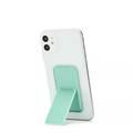 Handl Solid Mobile Stand Phone Grip, Pairs with Any Smart Phone, Multi-functional Kickstand, Compatible with Wireless Charging, Phone grip and Stand - Mint Green