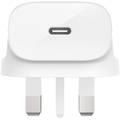 USB C Port Charger Belkin F7U096myWHT Charger 1-Port USB-C Power Delivery 18W - White