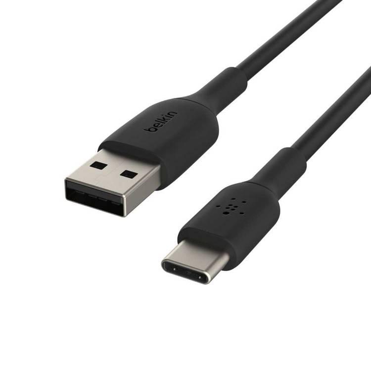Belkin Charging Cable USB A to Type-C 1M, Fast Charging Cable, Charge & Sync Cord, USB-IF Certified - Black