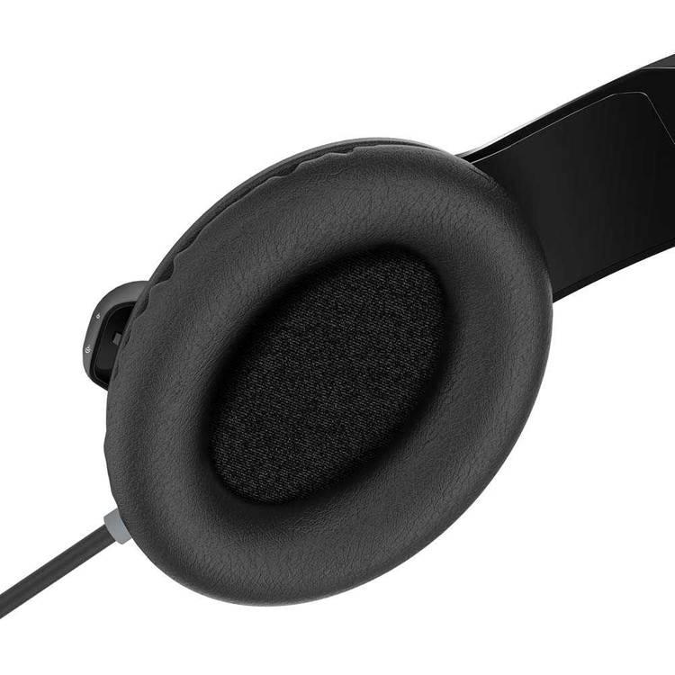 MEE audio KidJamz 3 Child Safe Headphones for Kids with Volume-Limiting Technology, Black