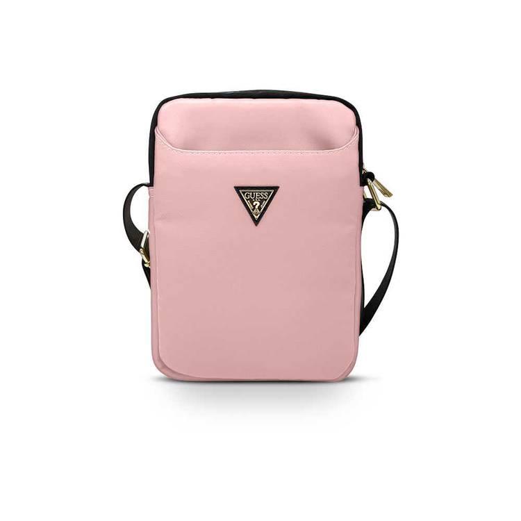 10 Nylon Tablet Bag with Metal Triangle Logo