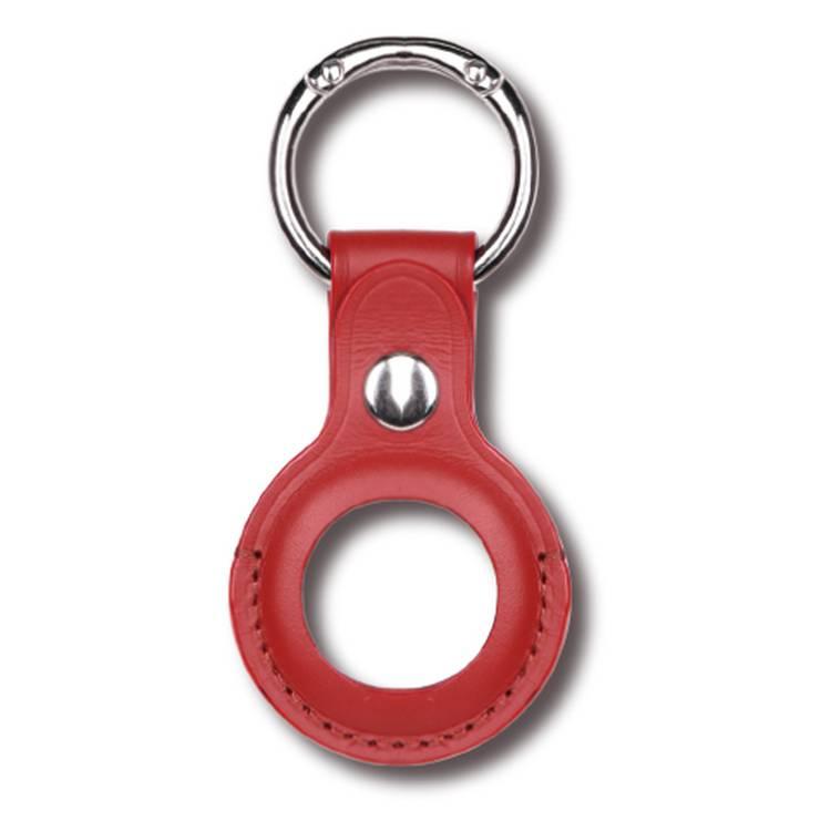 Red AirTag Key Ring