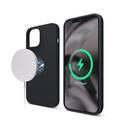 Elago Silicone Case Suitable with MagSafe, Back Shield Case Compatible for iPhone 12 Pro Max (6.7") Anti-Scratch, Easy Access to All Ports - Black