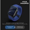 Viva Madrid Crisben Watch Strap, Replacement Bracelet Wrist Strap Wristband Compatible for Apple Watch 42/44mm - Blue