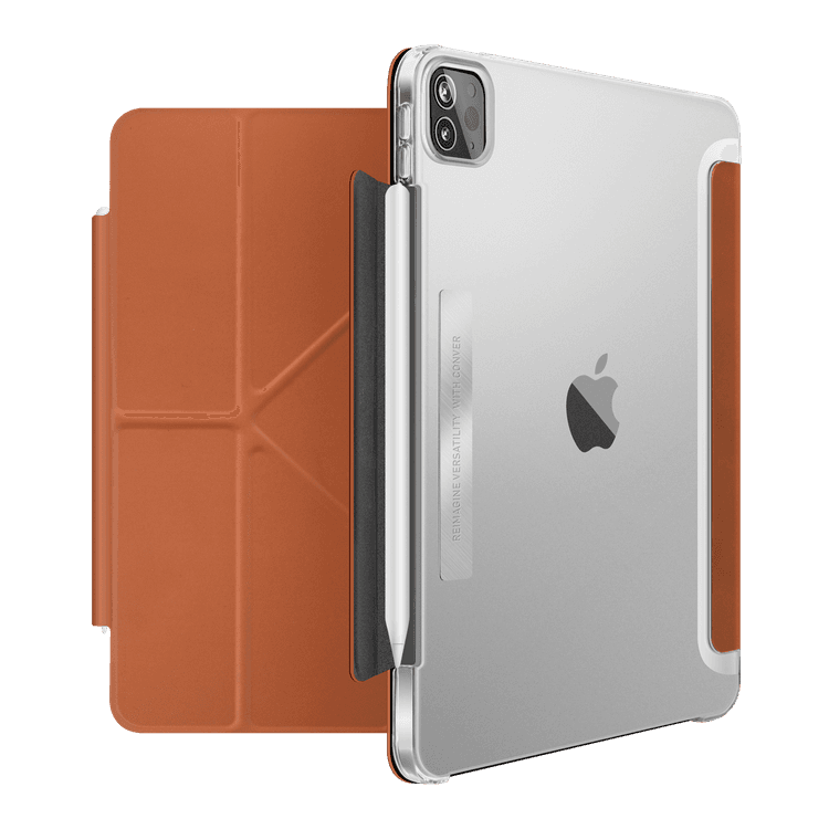 Brown iPad Pro 11 (2021) Protect Cover with Anti-Scratch, Shock-Absorption  & Foldable Stand
