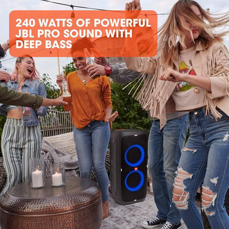  JBL Partybox 310 - Portable Party Speaker with Long Lasting  Battery, Powerful JBL Sound and Exciting Light Show,Black : Electronics