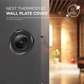 Elago Wall Plate Cover Suitable for Google Nest Thermostat Wall Plate Compatible with Nest Learning Thermostat 1st/2nd/3rd - Mirror Black