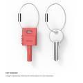 Elago Keyring Headphone Splitter for iPhone, iPad, iPod, Galaxy and Any Portable Device with 3.5mm, Italian Rose