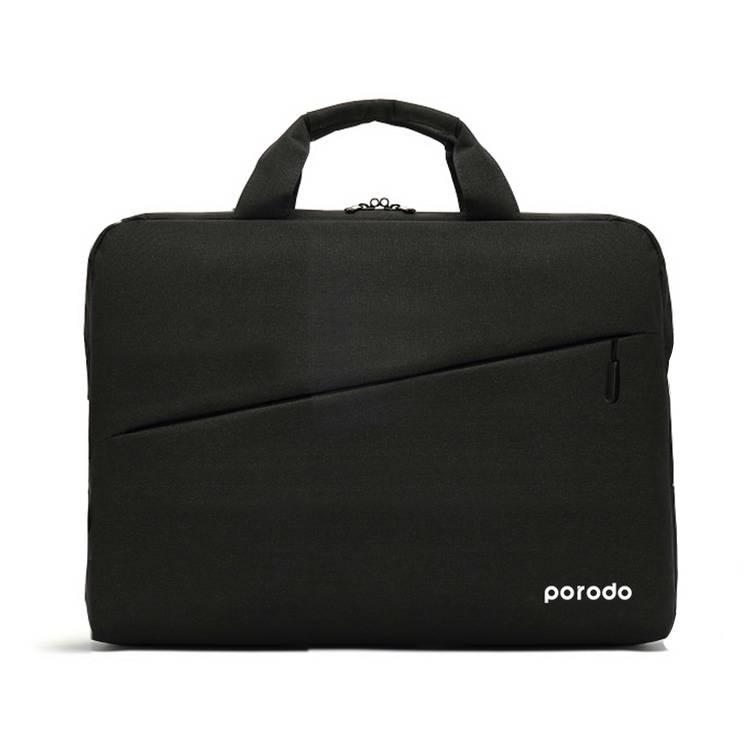 Laptop Bag Porodo PD-LPSLV156-BLK Nylon Fabric Laptop Sleeve Bag -Black
