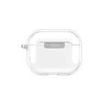 جراب فيفا مدريد كلار ماكس متوافق مع ايربودز 3 مع سلسلة مفاتيح برونزية ، مقاوم للخدش والسقوط ، غطاء سيليكون واقٍ مقاوم للأتربة وامتصاص مناسب لشواحن لاسلكية - شفاف