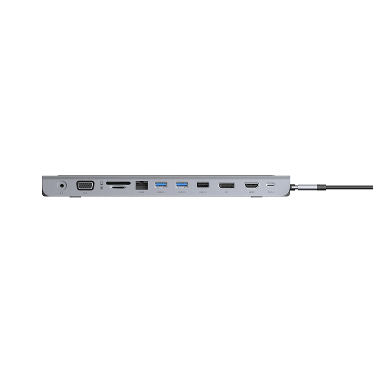 USB-C® to AUX Multiport Adapter (3.5mm) with Power Delivery up to
