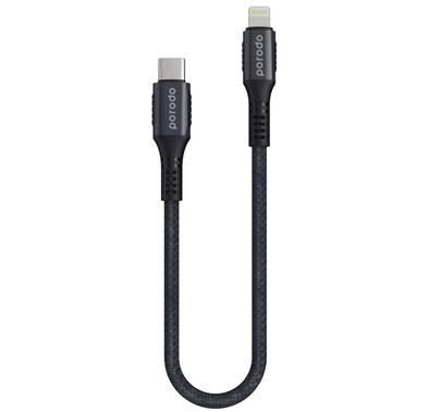 Porodo Braided & Aluminum Type-C to Lightning PD Cable 3A...