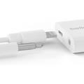 Charger Adapter Belkin F8J212 Auxiliary Audio Charge Rockstar Adapter - White