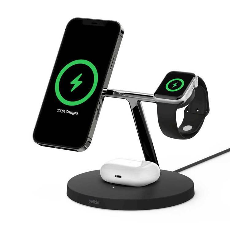 Belkin BOOST↑CHARGE™ PRO 2-in-1 Wireless Charging Dock with MagSafe