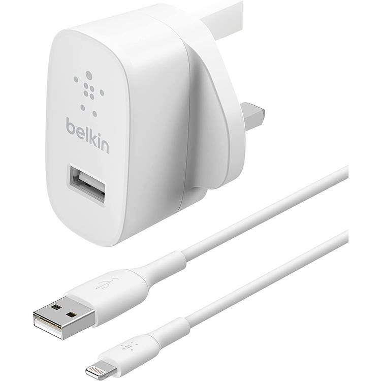 Belkin Charger Adapter WCA002my1MWH Charge USB-A Wall Charger 12W - White