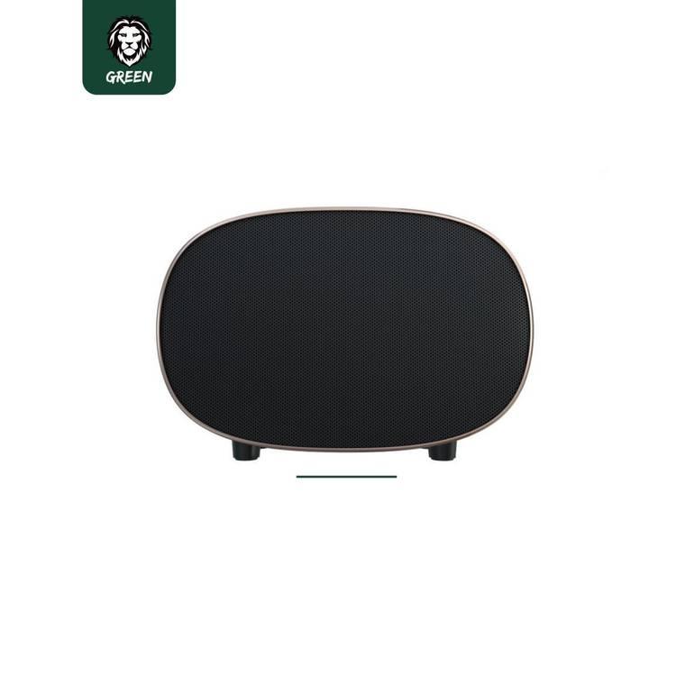 Green Lion Milan HiFi Smart Wireless Bluetooth Speaker, Musical Glass 3G Speaker, Simple & Excellent Sound, Shock Bass with Great Drive - Black
