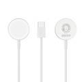 Green Lion Magnetic Charging Cable 1.2M ( Type-C Interface ) Compatible for iWatch Series SE/7/6/5/4/3/2, Magnetic Charging Cable Cord, Powerful Magnetic Charging Pad - Silver