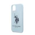 CG MOBILE U.S.Polo Assn. Silicone Effect Case Big Horse Logo Compatible for iPhone 11 Pro ( 5.8" ) Shock Resistant, Scratches Resistant, Easy Access to All Ports, Protective Silicone Back Shield Cover Officially Licensed