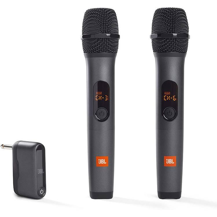 JBL Wireless Microphone Set, High Vocal Quality Sound - Black