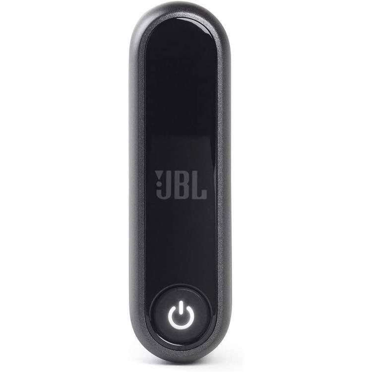 مجموعة ميكروفون لاسلكي JBL ، صوت عالي الجودة ، مستقبل لاسلكي UHF ثنائي القناة قابل لإعادة الشحن ، التوصيل والتشغيل - أسود