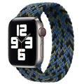Green Braided Solo Loop Strap, Ergonomic Design Fit & Comfortable Replacement Wrist Band Compatible for Apple Watch 42/44mm -  Black/Blue/Green