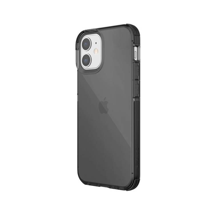 X-Doria Raptic Clear Sleek Case Compatible for iPhone 12 Mini (5.4") Anti-Scratch, 6ft Drop Tested, Shock Absorbing Protection Back Cover Suitable with Wireless Charging - Smoke