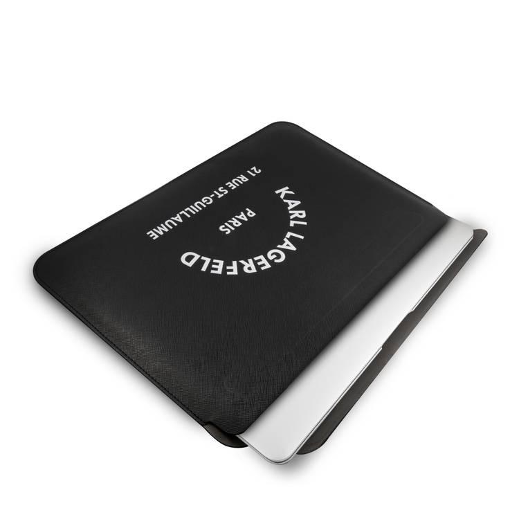 Karl Lagerfeld Sleeve PU Leather Black Laptop Sleeve – CG Mobile