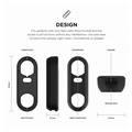 Elago Silicone Case for Nest Hello Doorbell, High Quality, Durable Silicone, Easy to Install, UV Light Protection, Weather Elements Protection, Dust & Scratches Resistant - Black