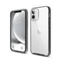 Elago Hybrid Case Compatible w/ iPhone 12 Mini (5.4")Ultimate Protection, Raised Bezel for more Protection, Supports Wireless Charge, Anti-Yellowing, Shock Absorbing Design-Black