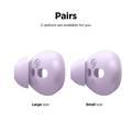 Elago Basic Earbuds with Cover Pouch for Apple Airpods, Secure Wear, Precise Sensor , Improved Sound Quality, Non-toxic & Soft Material - Lavender