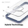 Elago Hybrid Case Compatible w/ iPhone 12 Mini (5.4")Ultimate Protection, Raised Bezel for More Protection, Supports Wireless Charge, Anti-Yellowing, Shock Absorbing - Jean Indigo