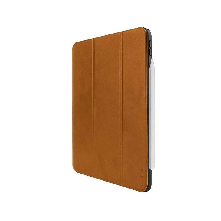 Viva Madrid Elegante Folio Case Compatible for iPad Pro 11" ( 2018 ) Shockproof Smart Auto Sleep / Wake - Scratch Resistance - Three Fold Flip Stand Protective Cover - Brown