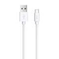 Devia Kintone Cable for Type-C, Fast Charging, High Speed Data Transmission, 1m Length, 5V 1A, Pure Copper Wire & Aluminum Alloy & Thermoplastic elastomers (TPE) - White